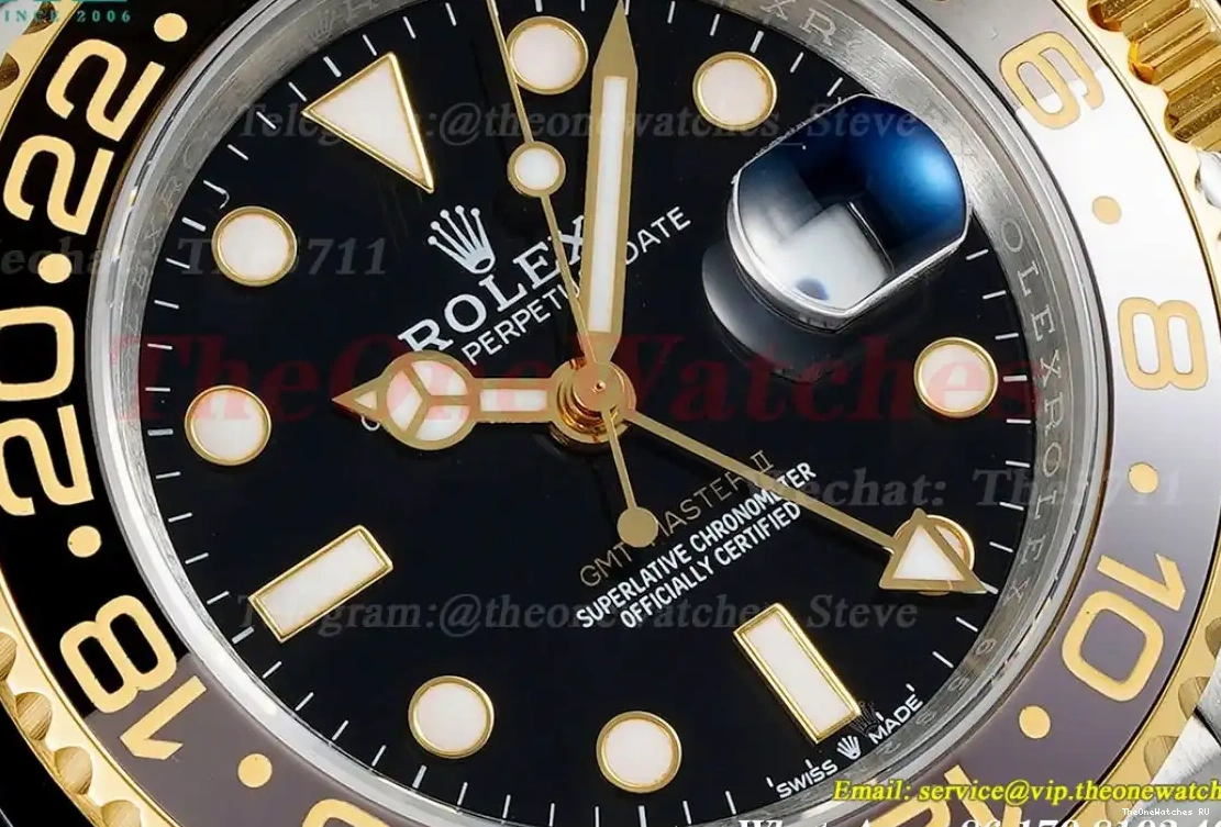 II APF SS YG Black GRNR VR3285 126713 Master GMT Brown 0416